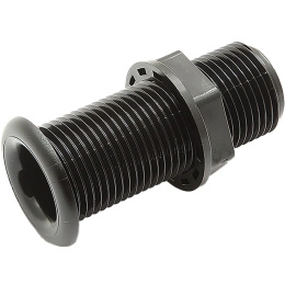 Стакан дренажный Ceredi 30х80мм черный пластик (6016_80B)